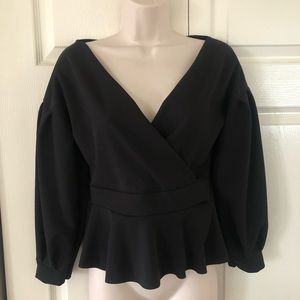 Boohoo Black blouse